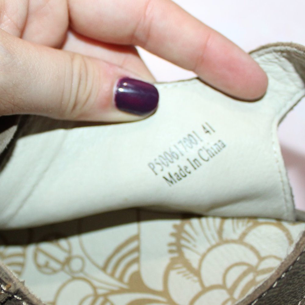 Fly London Grey Lace Up Wedge Sandals sz 41 - Picture 5 of 7